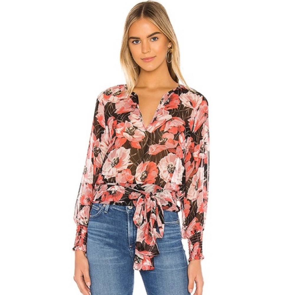 Misa Los Angeles For Revolve Lettie Floral top